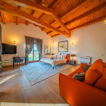 Antea For 10 People Near Barban With Heated Pool 75 M2 - Welness & Large Garden Villa Hrboki
