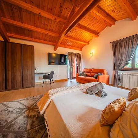 Antea For 10 People Near Barban With Heated Pool 75 M2 - Welness & Large Garden Villa