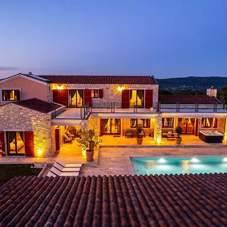 Antea For 10 People Near Barban With Heated Pool 75 M2 - Welness & Large Garden * Hrboki